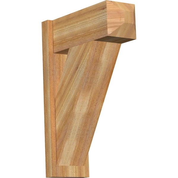 Ekena Millwork Traditional Rough Sawn Craftsman Outlooker, Western Red Cedar, 8"W x 20"D x 28"H OUT08X20X28TRA04RWR - main